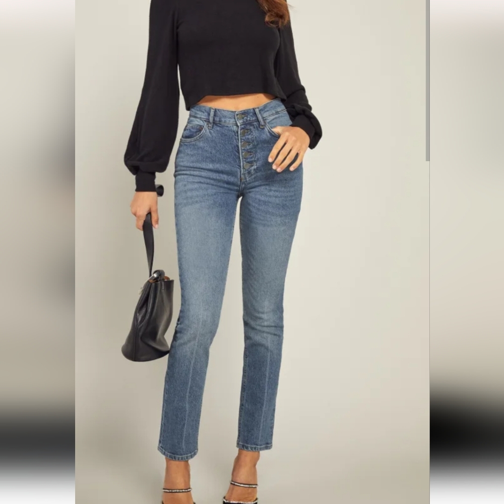 Reformation Classic Denim Straight Leg Jeans